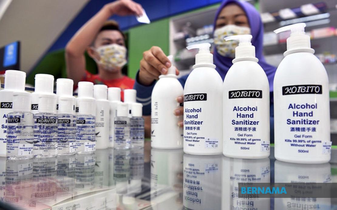 Bernama Cecair Pembasmi Kuman Dengan Kadar Alkohol 60 Hingga 80 Peratus Lebih Sesuai