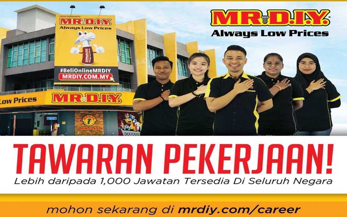 Bernama Mr D I Y Offers Over 1 000 Jobs Nationwide