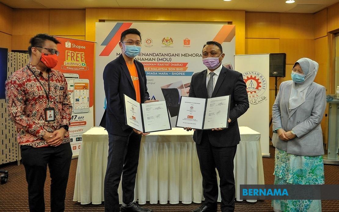 Bernama Mara Shopee Forge Cooperation To Market Bumiputera Entrepreneurs Products Online