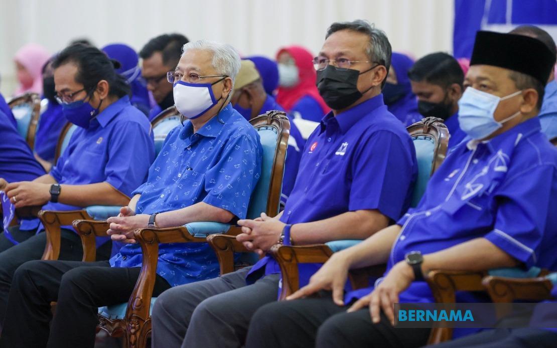 Bernama Pm Ismail Sabri Attends Closed Door Meeting With Muar Bn Machinery