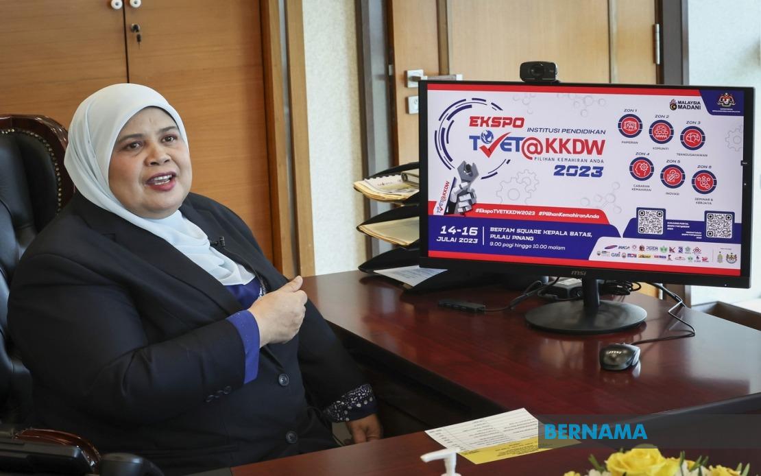 BERNAMA - 280 Institusi Tvet Tawar Latihan Kemahiran Di Ekspo Tvet@kkdw ...