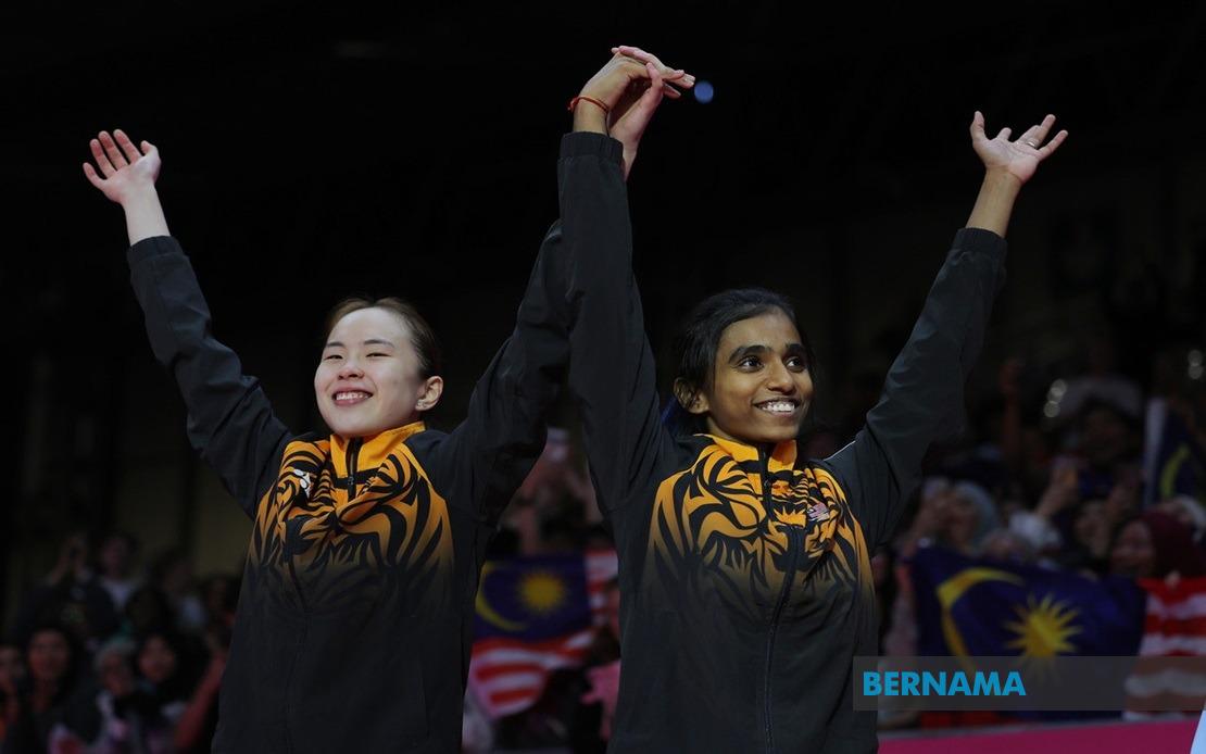 BERNAMA - PM CONGRATULATES PEARLY TAN-M. THINAAH FOR DELIVERING SEVENTH ...