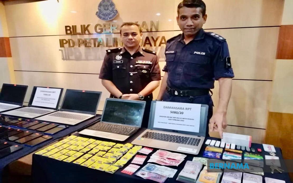 Bernama Polis Tahan 12 Warga Asing Tumpas Sindiket Judi Dalam Talian