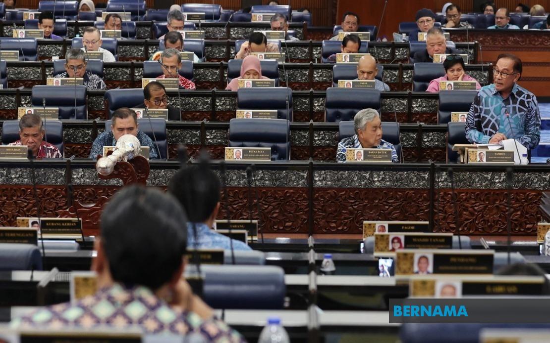 BERNAMA - DEWAN RAKYAT LULUS BELANJAWAN 2024 DI PERINGKAT DASAR