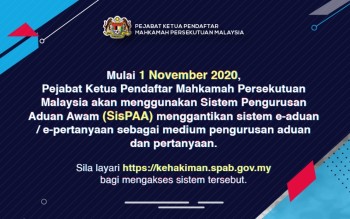 BERNAMA - PKPMP: SisPAA diperkenalkan untuk pengurusan aduan dan 