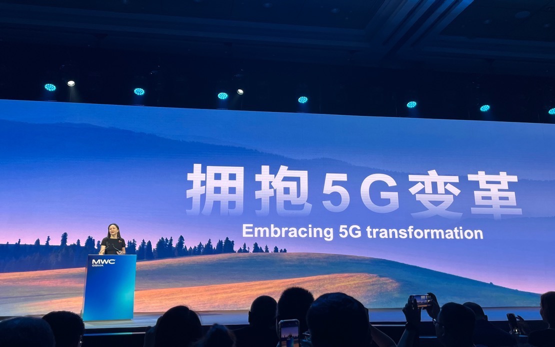 SHANGHAI, CHINA - JUNE 28, 2023 - Meng Wanzhou delivers a keynote