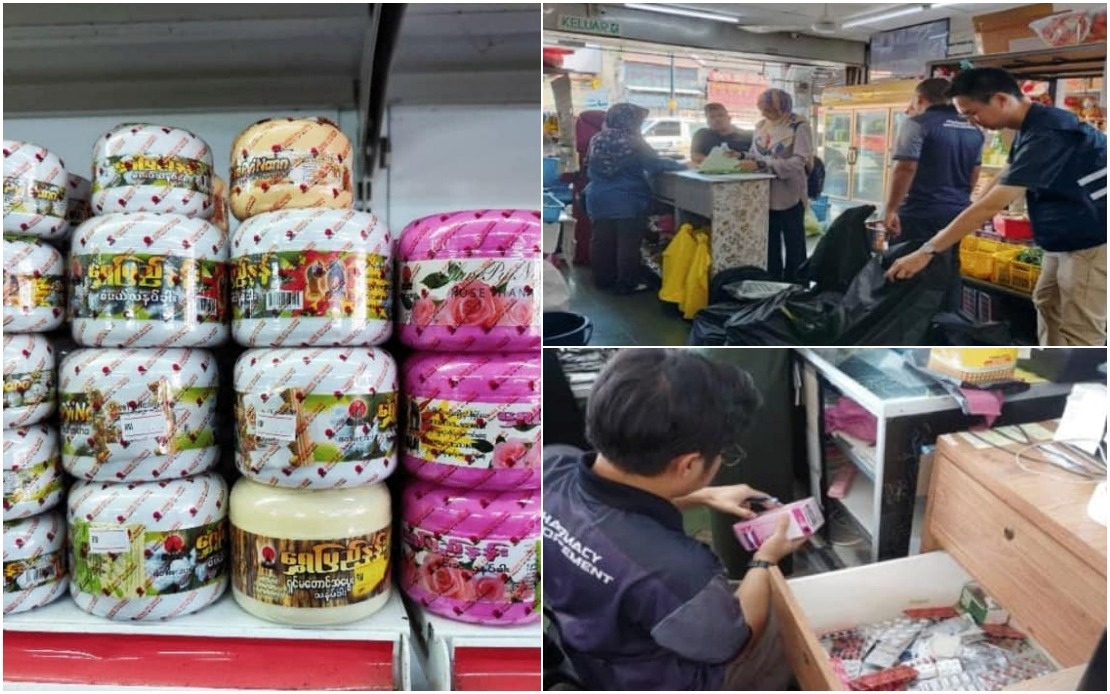 Kedah JKN Seizes Products Containing Scheduled, Unregistered Poisons