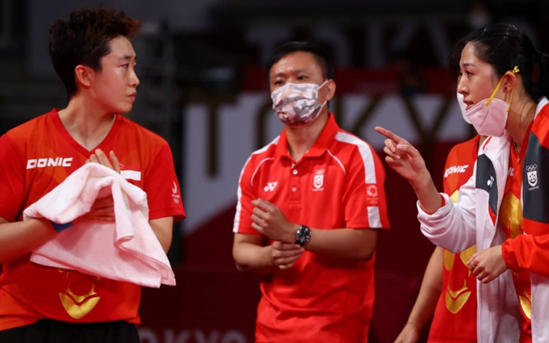 BERNAMA - Singapore to face China in Olympic table tennis ...