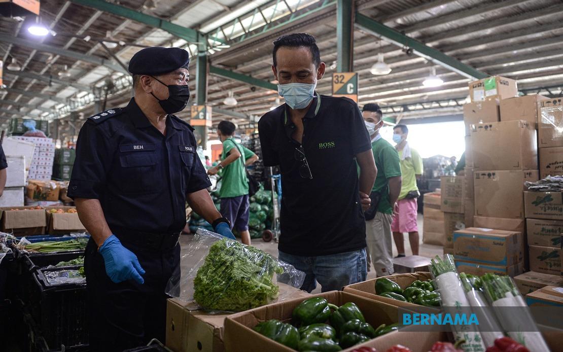 Bernama Sebanyak 33 Kes Covid 19 Dikesan Di Pasar Borong Kl