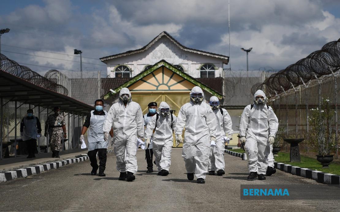 Bernama Penor Prison Sanitised As Precautionary Measure Against Covid 19