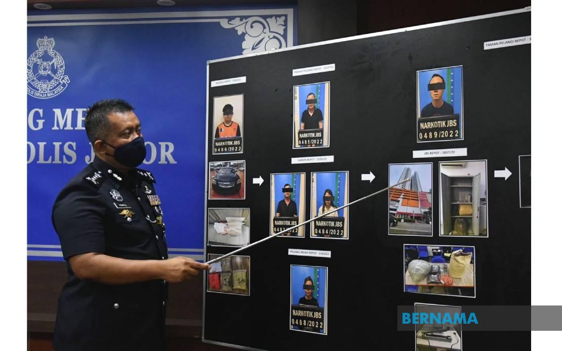 BERNAMA - Polis Tahan Tujuh Individu, Rampas Dadah Bernilai RM1.04 Juta