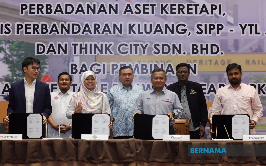 BERNAMA - PEMBINAAN PROJEK LANDASAN BERKEMBAR ELEKTRIK GEMAS-JB CAPAI ...