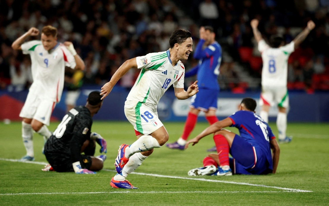 BERNAMA - Visitors Italy Come From Behind To Beat France 3-1 In Nations League