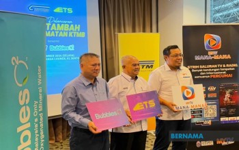 KTMB, MYTV Dan Bubbles O2 Jalin Kerjasama Tawar Pengalaman Baru Penumpang ETS