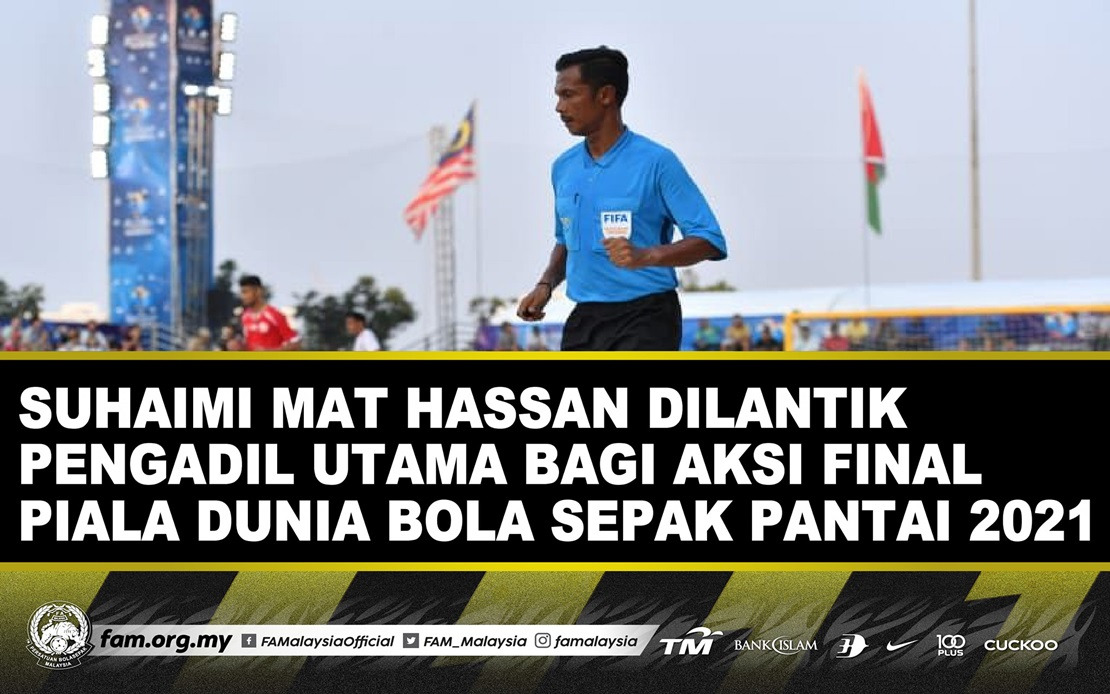 Bernama Pengadil Malaysia Dilantik Mengadili Aksi Final Piala Dunia Bola Sepak Pantai