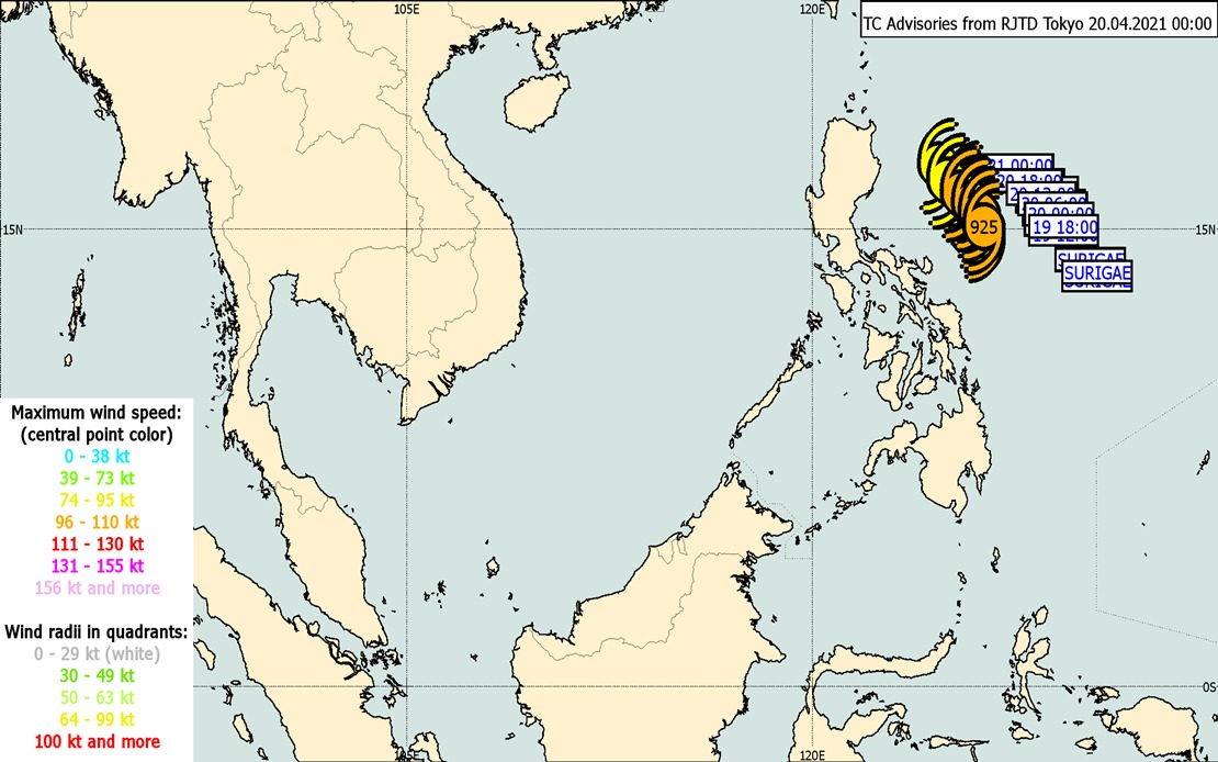 Bernama Metmalaysia Typhoon Surigae Won T Significantly Affect Country