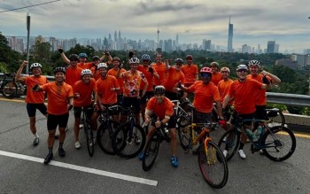 EMBASSY OF THE NETHERLANDS HOLDS CYCLING TOUR IN SUPPORT OF ENDING VIOLENCE AGAINST WOMEN