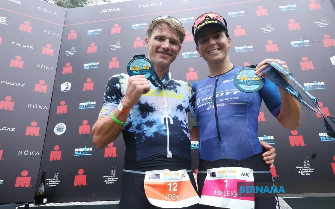 BERNAMA - AUSTRALIAN COUPLE REIGN SUPREME IN IRONMAN 70.3 ASIA