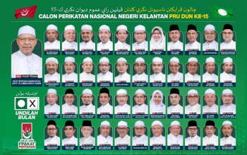 BERNAMA - SENARAI CALON PERIKATAN NASIONAL BAGI PRN DI KELANTAN