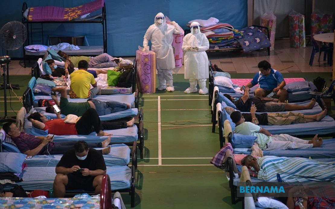 Bernama Covid Over 300 Individuals In Quarantine Centres In Labuan