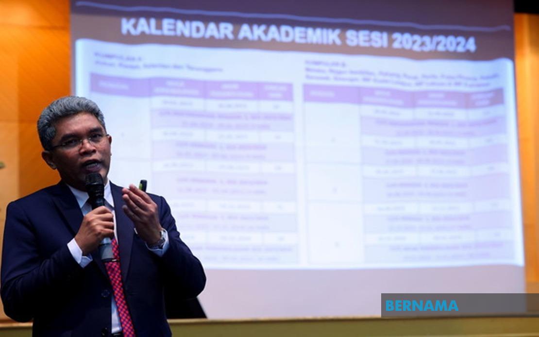 BERNAMA - TIADA KELAS AKADEMIK MINGGU PERTAMA SESI PERSEKOLAHAN 2023/2024