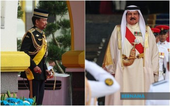 BERNAMA - Sultan Of Brunei, King Of Bahrain Grace Malaysian King's ...