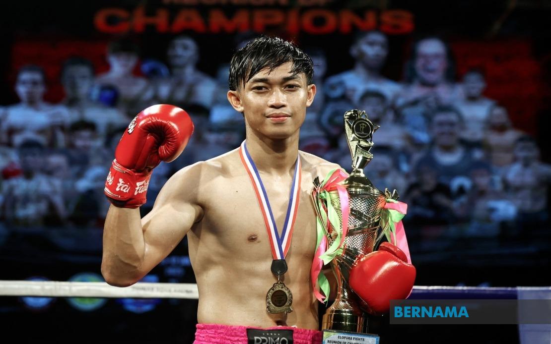 Kemenangan Memukau: Riedzwan Nokaut Lawan Thailand di Elopura Fights