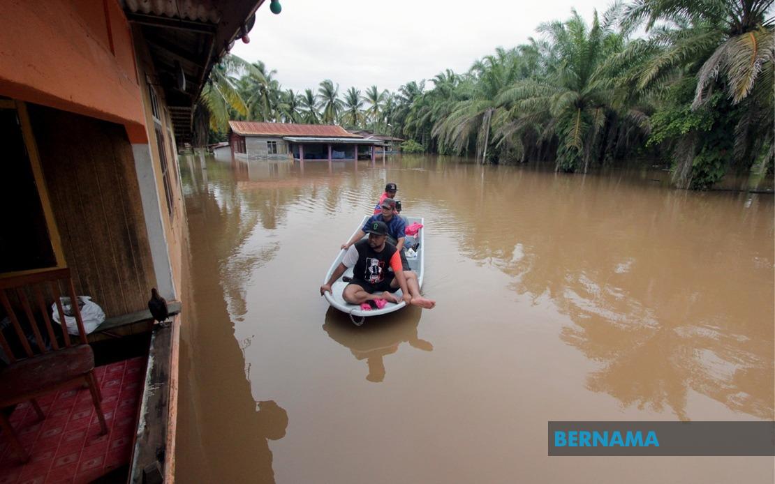 Bernama Banjir Di Pahang Johor Dan Kelantan Beransur Reda Jumlah Mangsa Terus Menurun