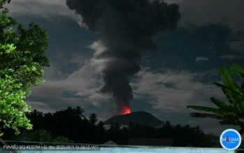 INDONESIA'S MOUNT IBU ERUPTS, PUBLIC URGED TO AVOID DANGER ZONE