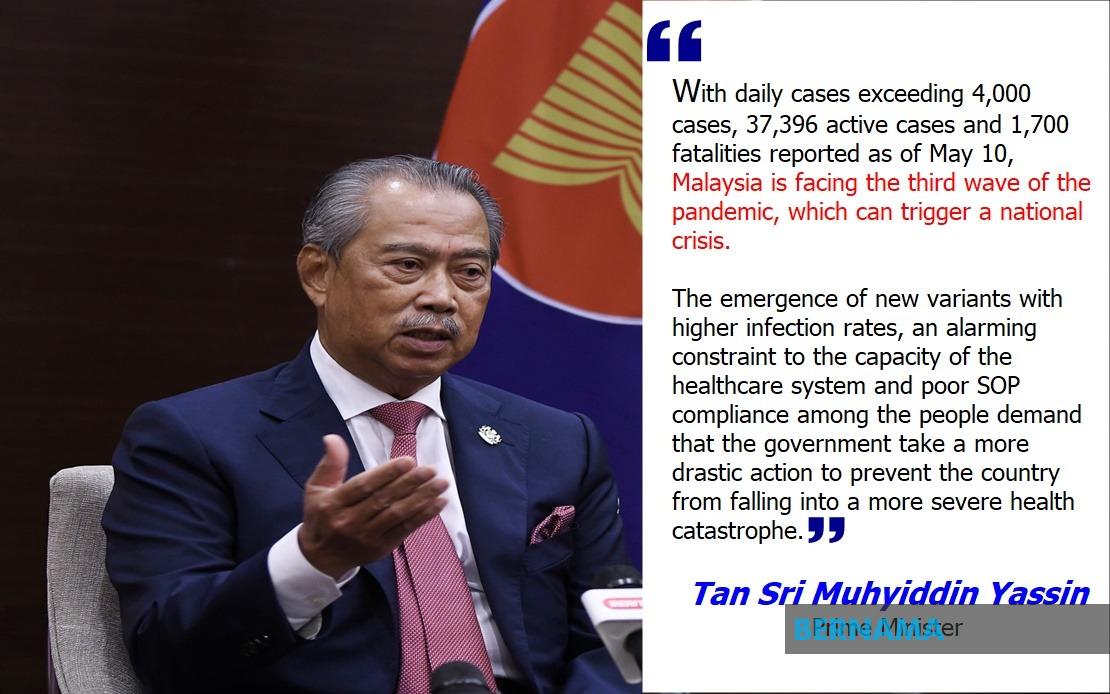 Bernama Nationwide Mco From May 12 June 7 Muhyiddin