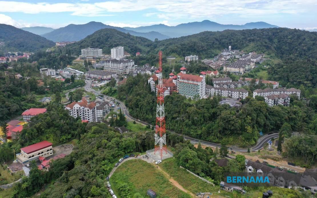 Bernama Jendela Menara Baharu Di Cameron Highlands Siap Sepenuhnya