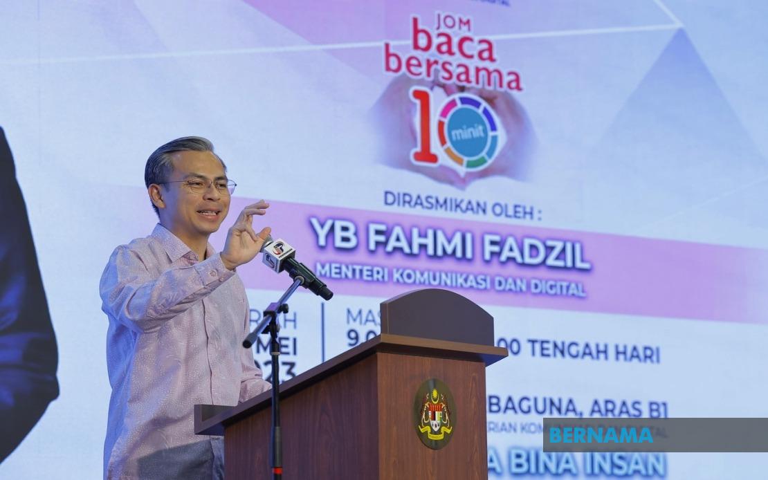 BERNAMA - TERAP KONSEP TABAYYUN, SEMAK DAHULU MAKLUMAT DITERIMA - FAHMI