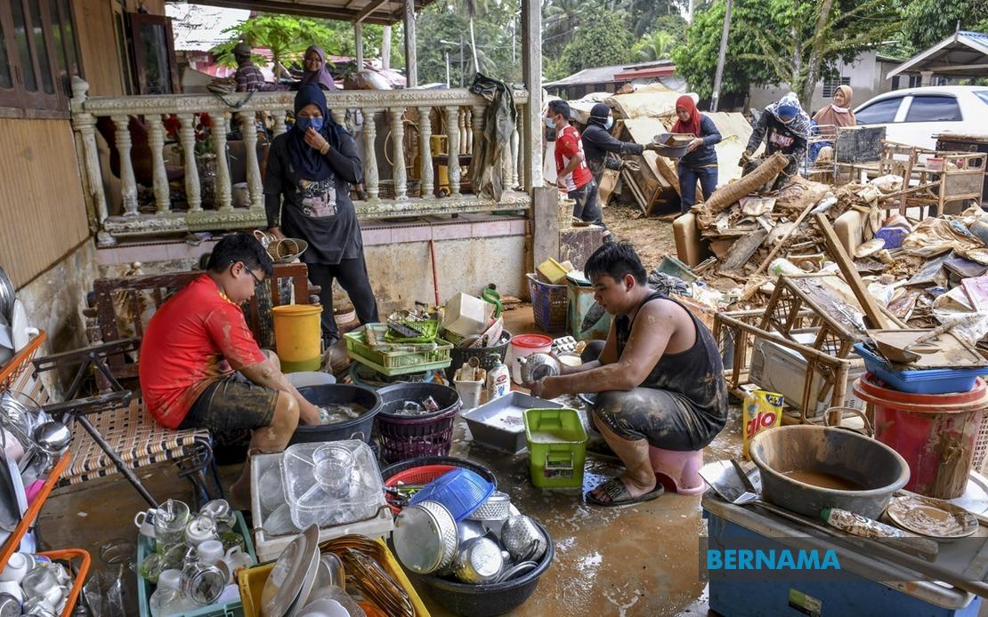 BERNAMA OPERASI PEMBERSIHAN PASCA BANJIR DI HULU TERENGGANU