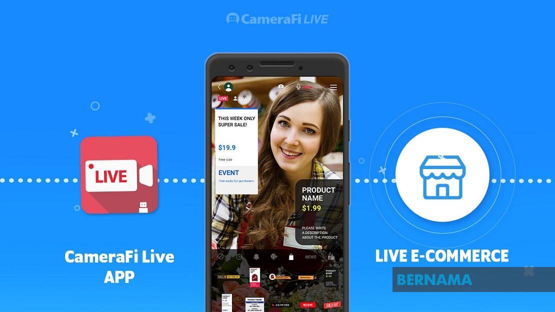 Bernama Vault Micro Camerafi Live An Android Live Streaming App Released Live Shopping Effects