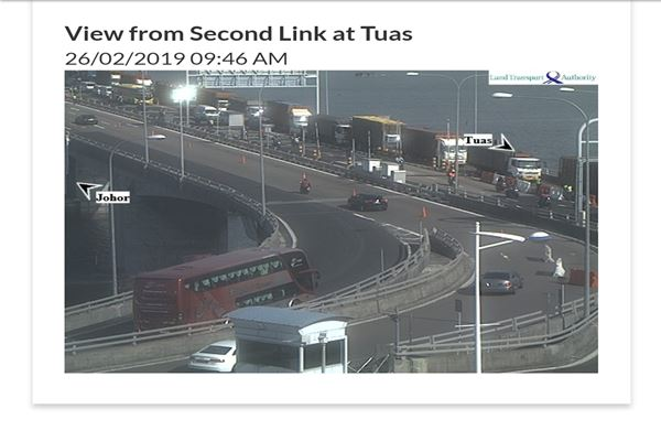 Bernama Bus Accident Heavy Vehicle Lane Closed At Tuas Checkpoint