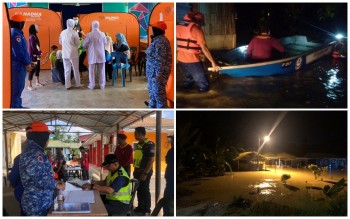 BERNAMA - Floods In Hulu Perak: 101 Victims Evacuated To Two PPS In Gerik