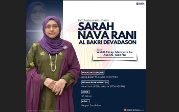 BERNAMA - SARAH NAVA RANI APPOINTED AS MALAYSIA'S PERMANENT ...