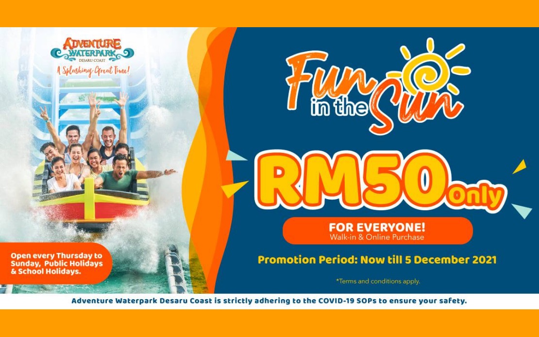 Bernama Adventure Waterpark Desaru Coast Offers Rm50 Day Pass