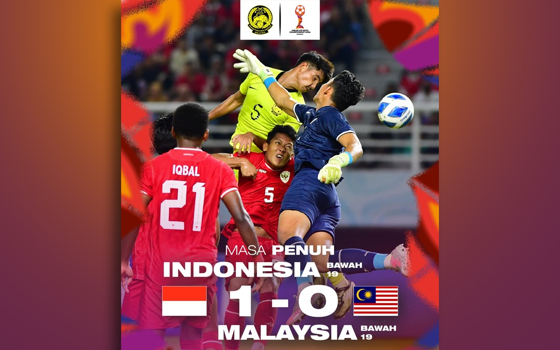 BERNAMA - Indonesia stop Malaysia U-19's title defence in semi-final